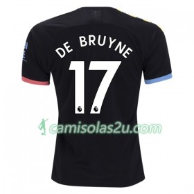 Camisolas de Futebol Manchester City De Bruyne 17 Equipamento Alternativa 2019/20 Manga Curta
